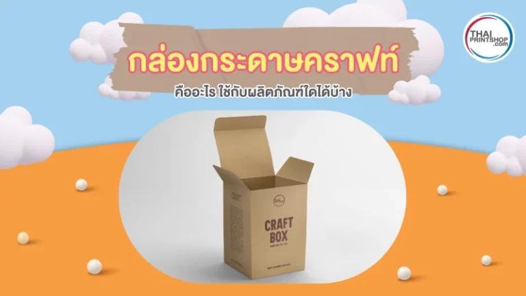 กล่องกระดาษคราฟท์ คืออะไร ใช้กับผลิตภัณฑ์ใดได้บ้าง